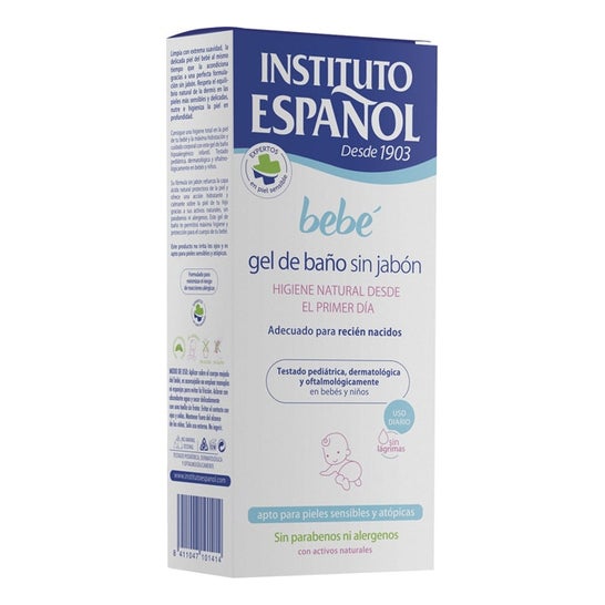 Instituto Español Bebe Gel de Banho sem Sabão 500ml