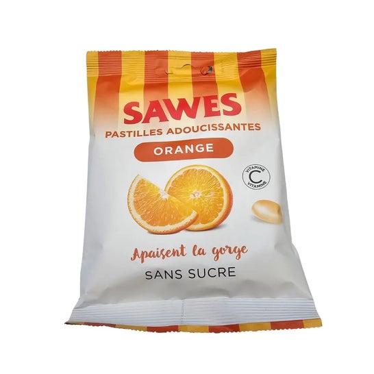 Sawes Caramelos Naranja Sin Azúcar 5 uds