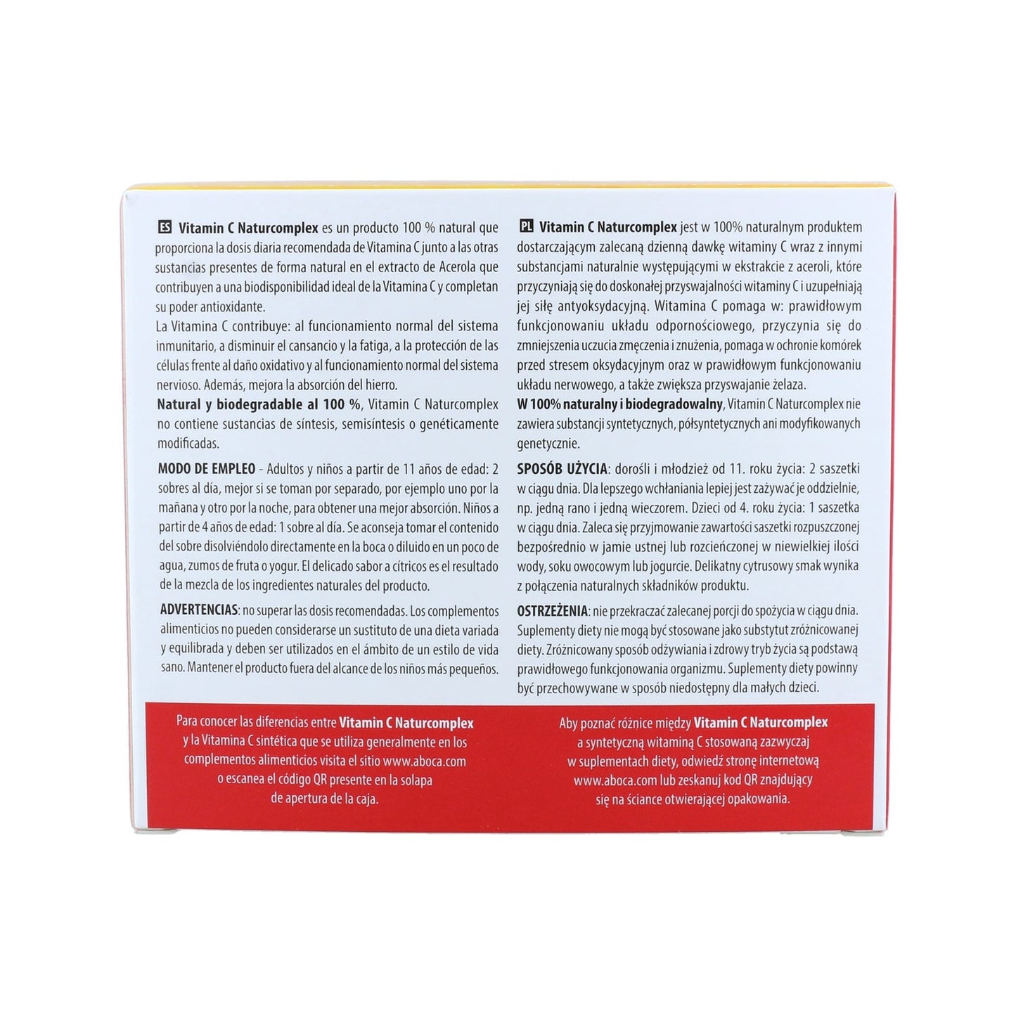 Aboca Vitamin C Naturcomplex 20uds