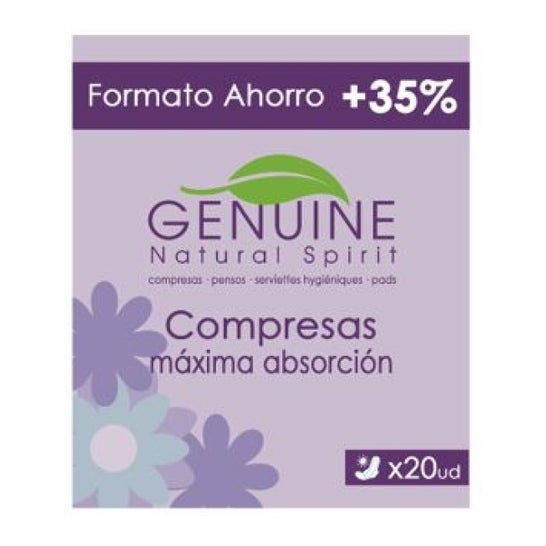 Genuine Compresas Día 20uds