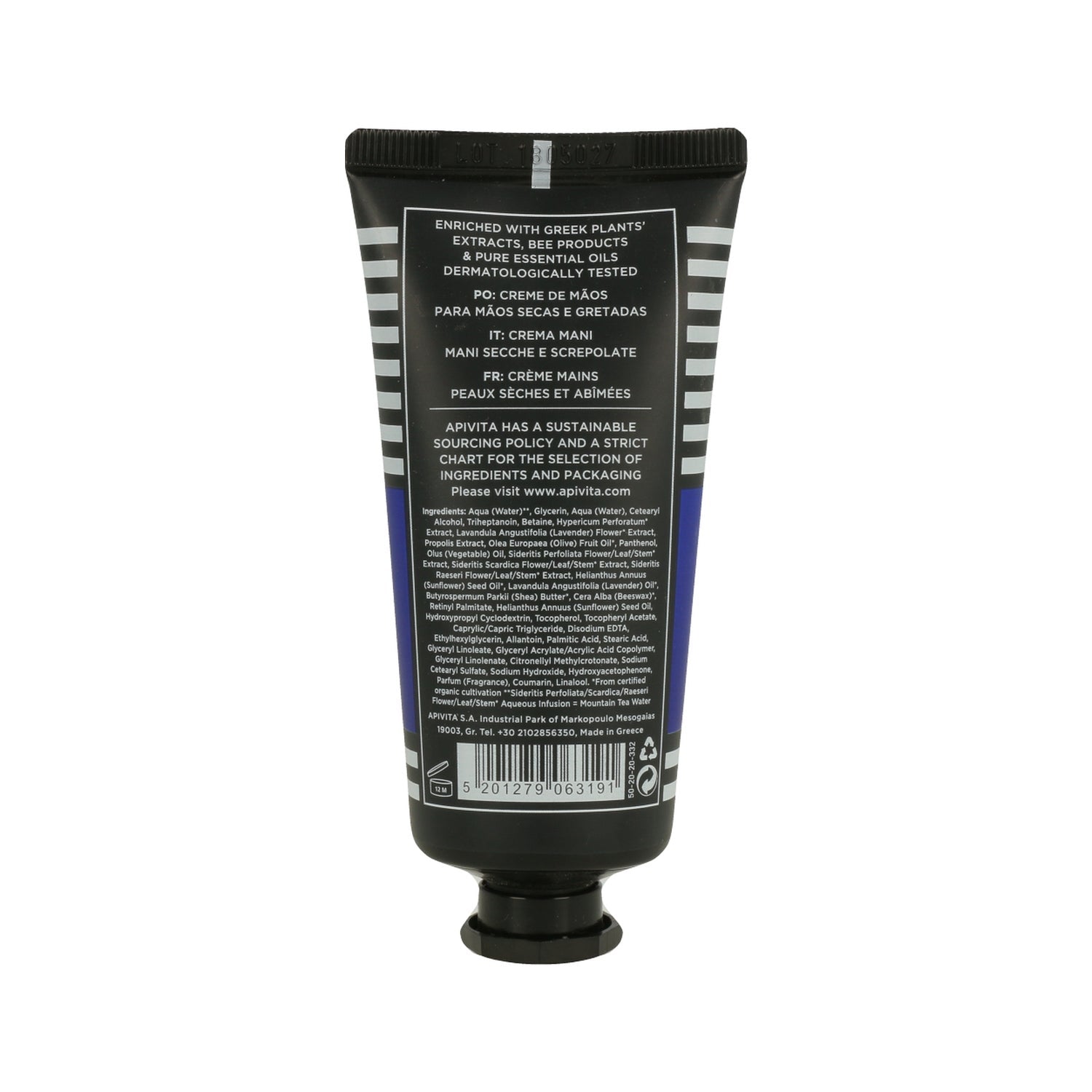 Apivita Crema Para Manos Secas Agrietadas 50 Ml