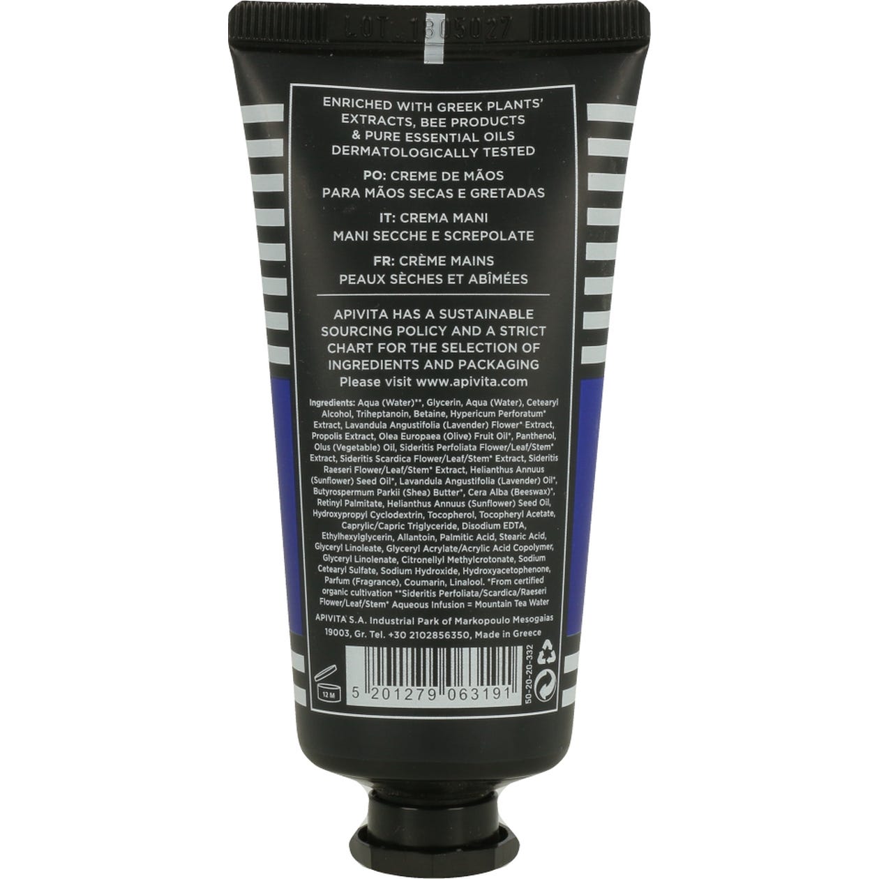 Apivita Crema Para Manos Secas Agrietadas 50 Ml