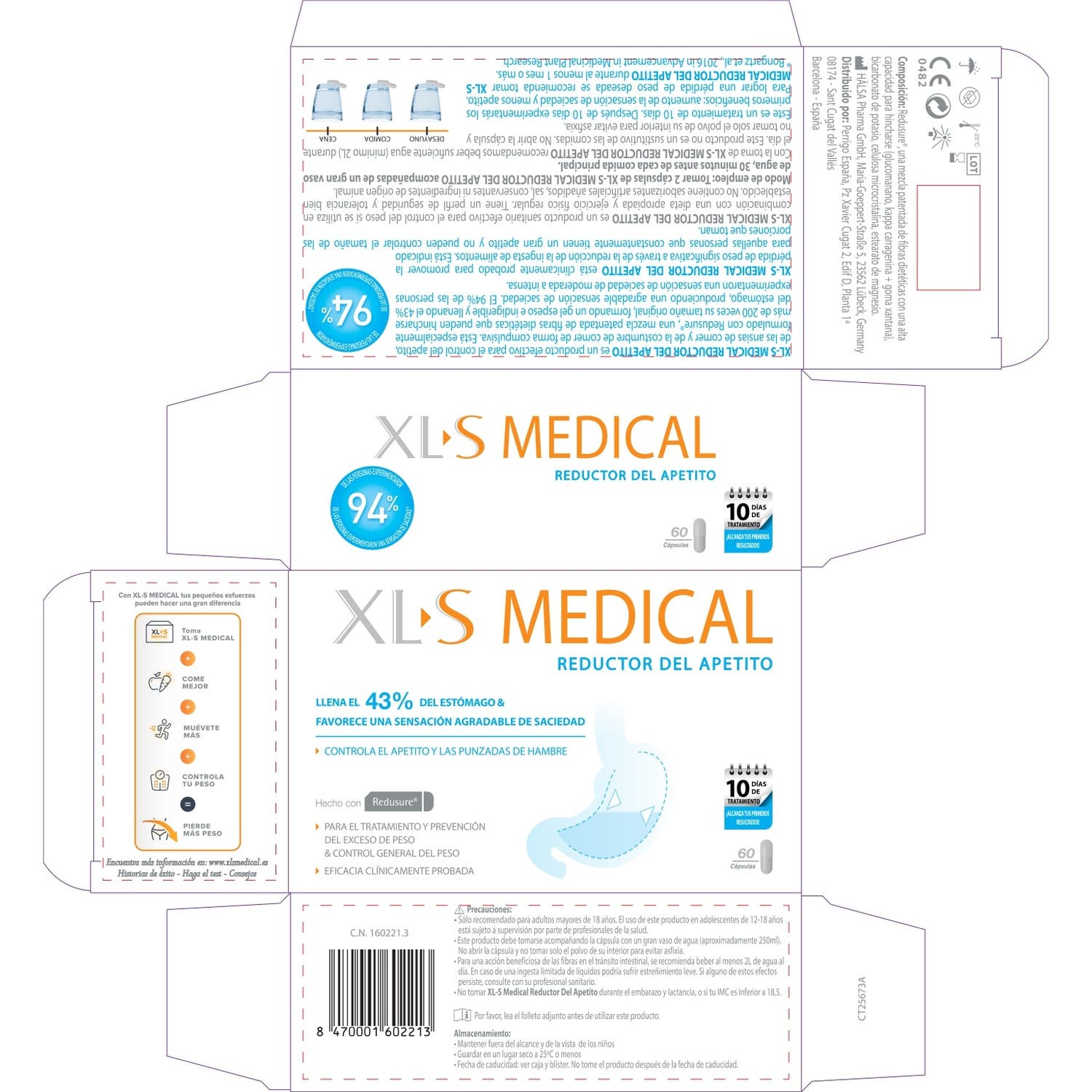 XLS Medical Reductor de Apetito 60comp