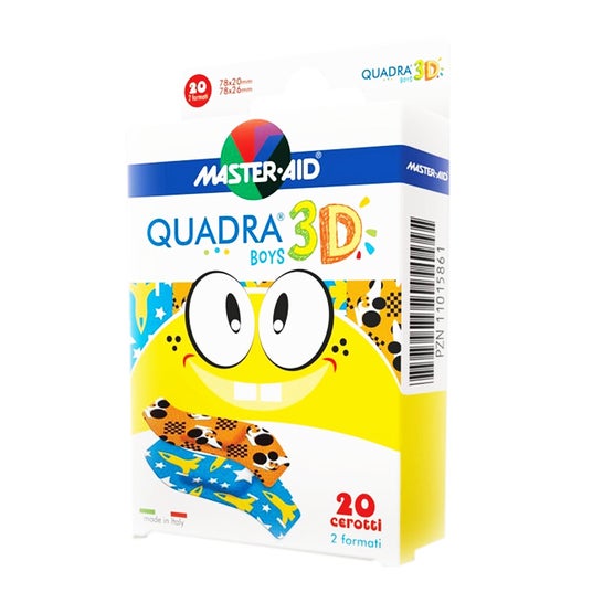 Master-Aid Quadra 3D Boys 20uds