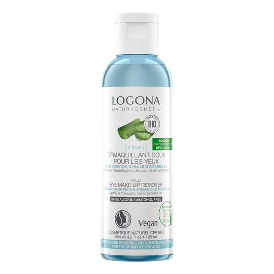 Logona Aceite Desmaquillante Ojos Suave Aloe y Almendras 125ml