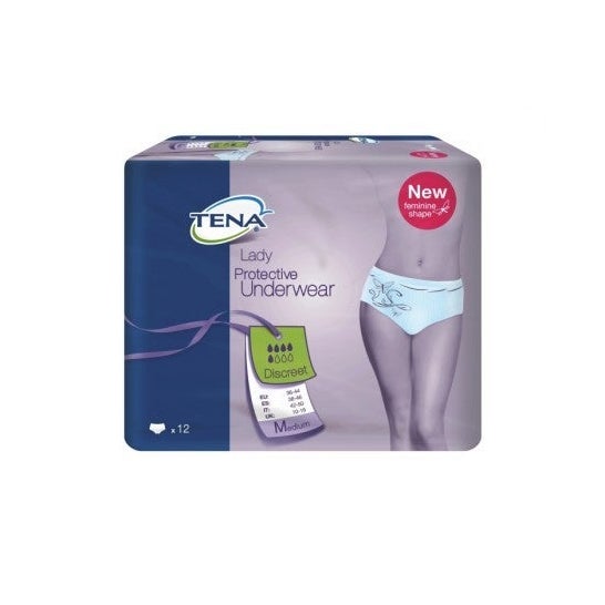 Tena Protective Underwear Discreet T-media 12uds