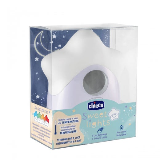 Chicco Sweet Lights Luz Nocturna Estrella Recargable