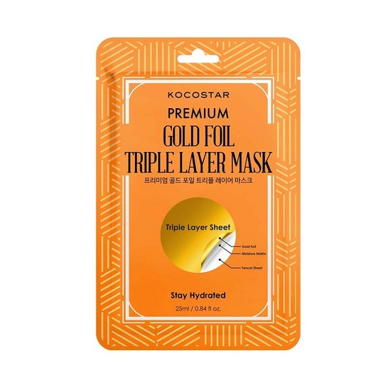 Kocostar Premium Gold Foil Triple Layer Mask 25ml