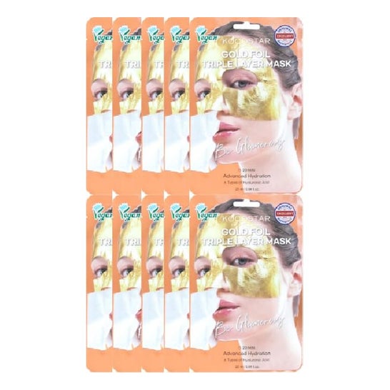 Kocostar Premium Gold Foil Triple Layer Mask 25ml