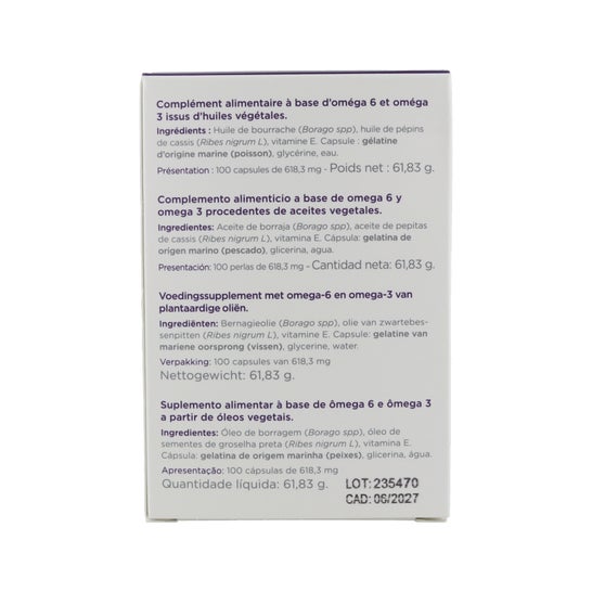 Inovance Bourrache Cassis 100 perlas