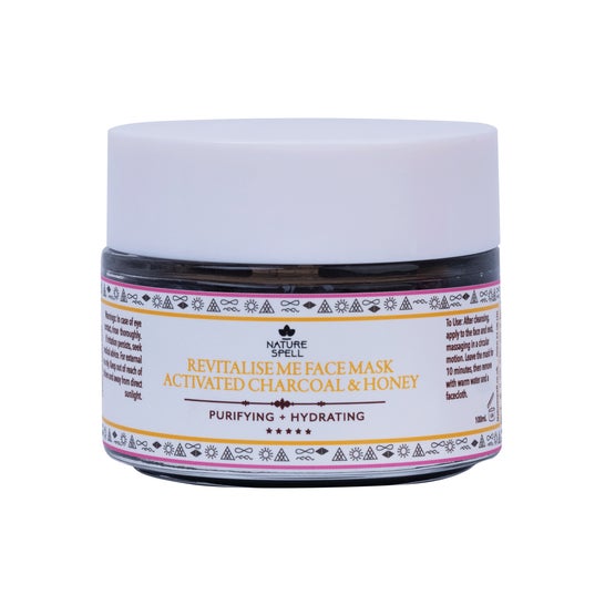 Nature Spell Activated Charcoal & Honey Purifying Face Mask 100 ml.