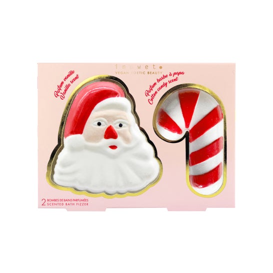 Inuwet Bomba de Baño Papa Noel 2 uds