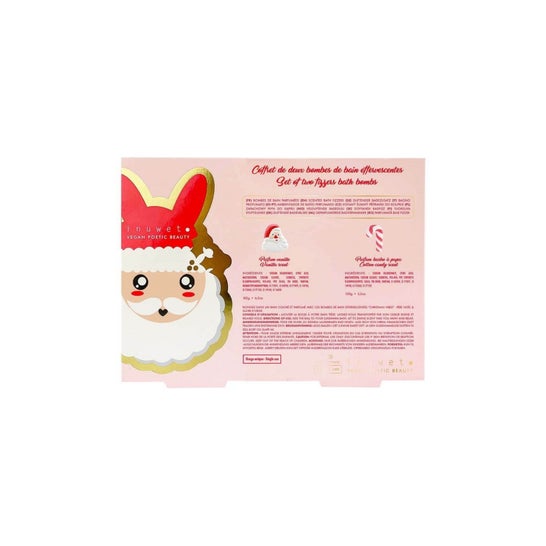 Inuwet Bomba de Baño Papa Noel 2 uds