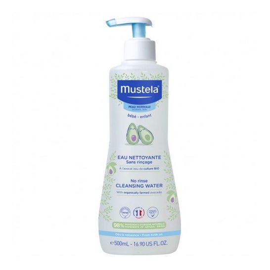 Mustela Agua Limpiadora sin Aclarado Bio 500ml