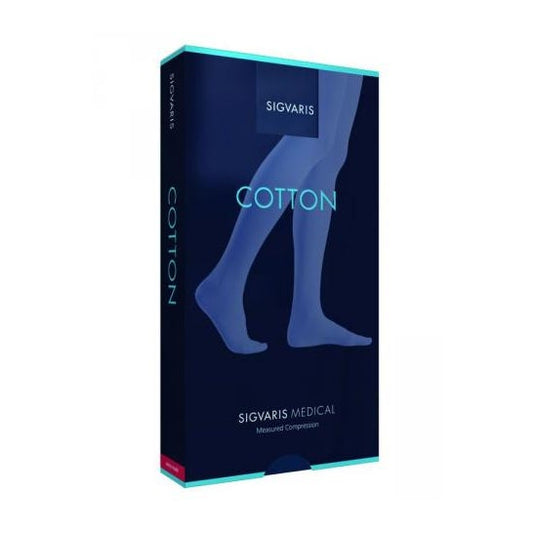 Sigvaris Cotton C3 Media Autofix Hombre Negro88 NS 1 Par