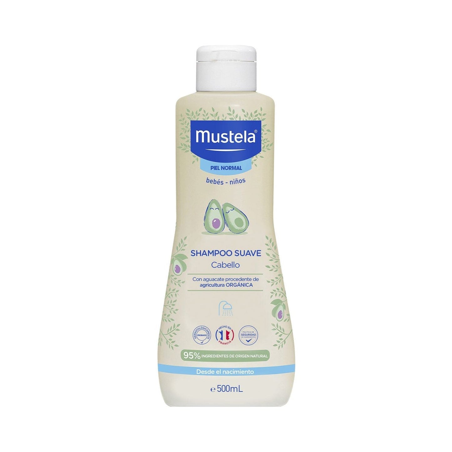 Mustela Champú Suave con Aguacate Bio 500ml