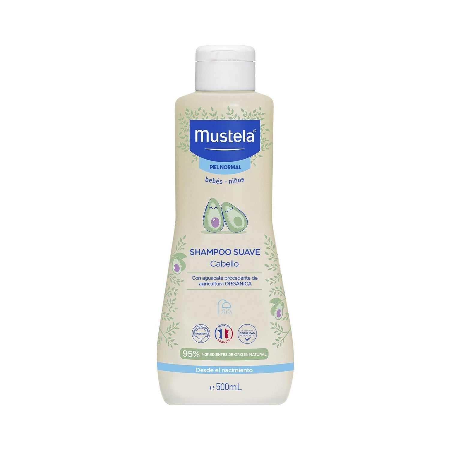 Mustela Champú Suave con Aguacate Bio 500ml