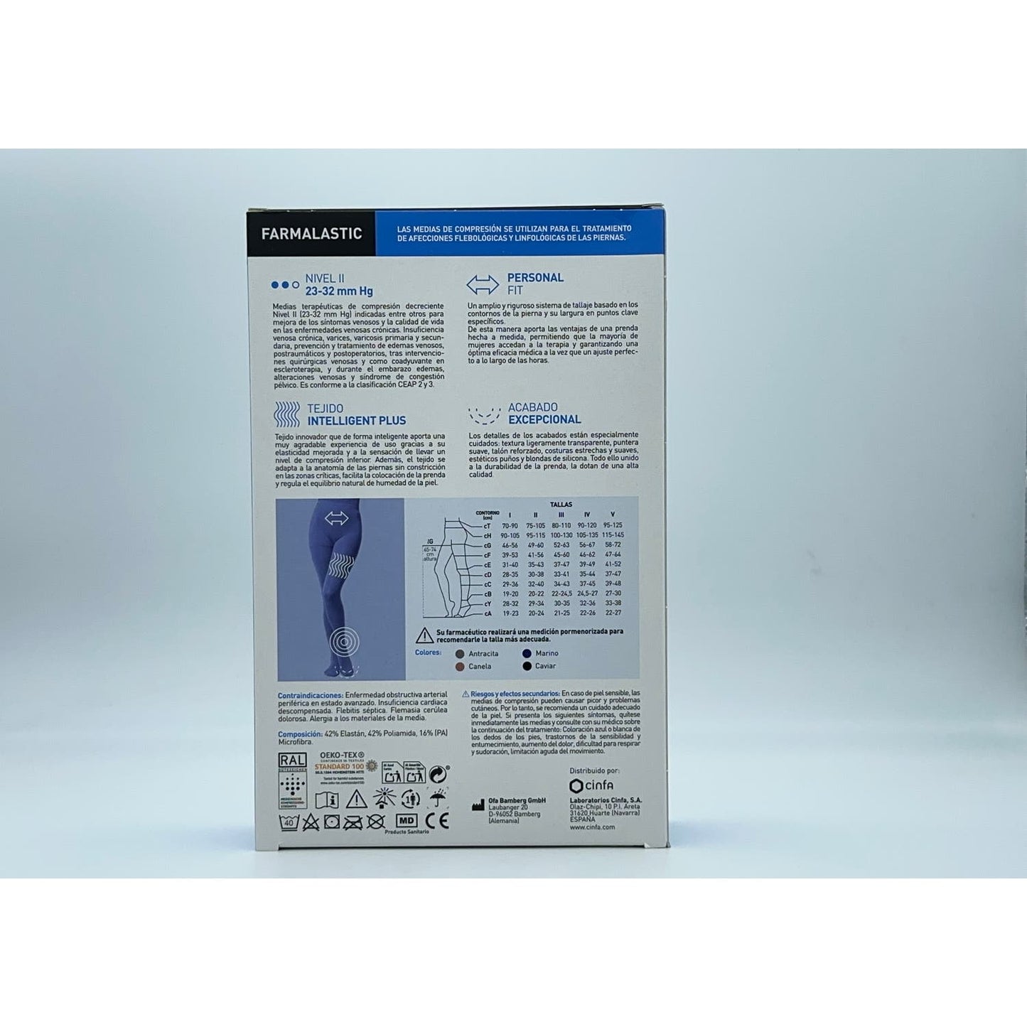 Farmalastic Novum Panty Compresion Normal Intelligent Plus Canela T-4
