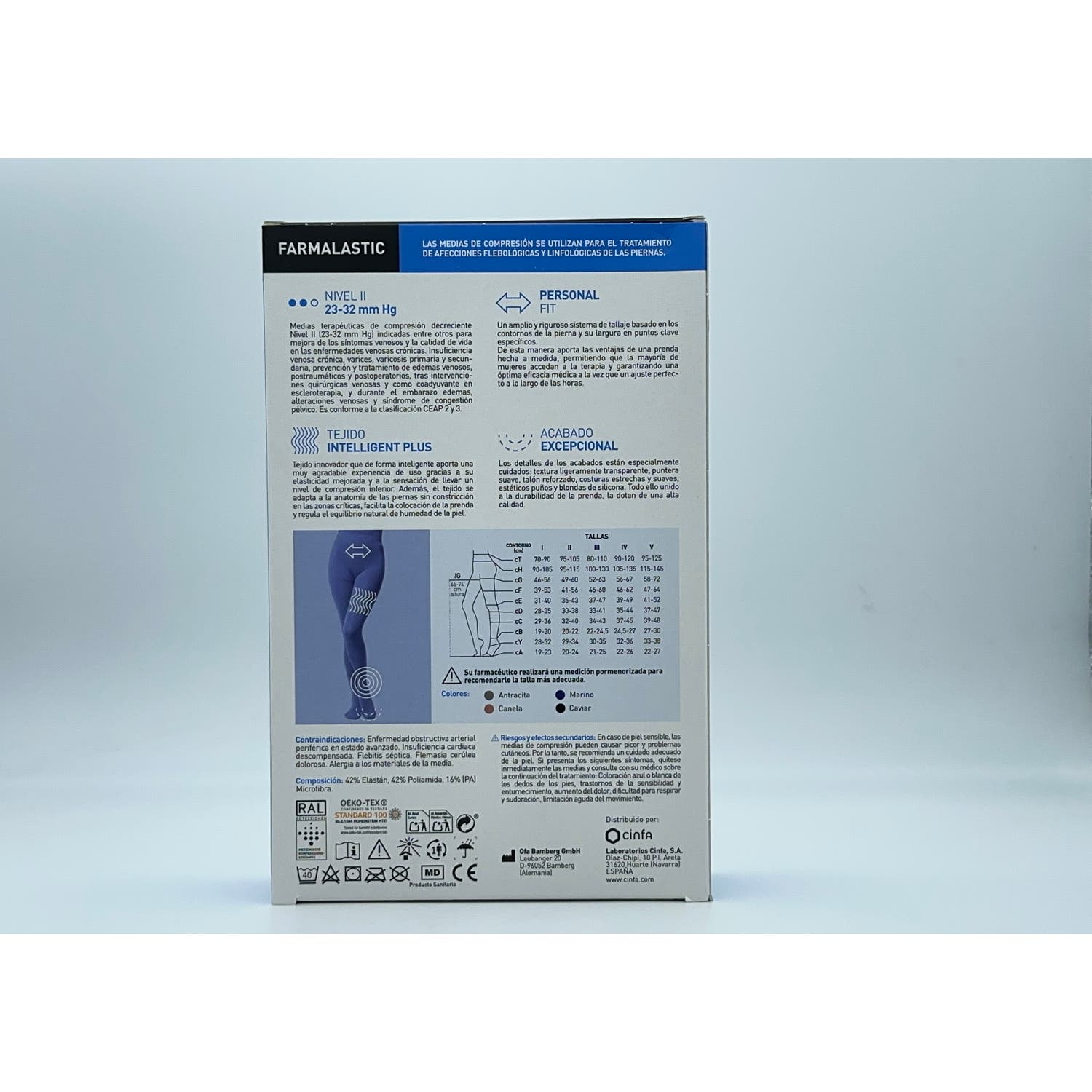 Farmalastic Novum Panty Compresion Normal Intelligent Plus Canela T-4