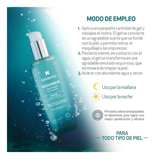 Sesderma Oceanskin Gel Limpiador 200ml
