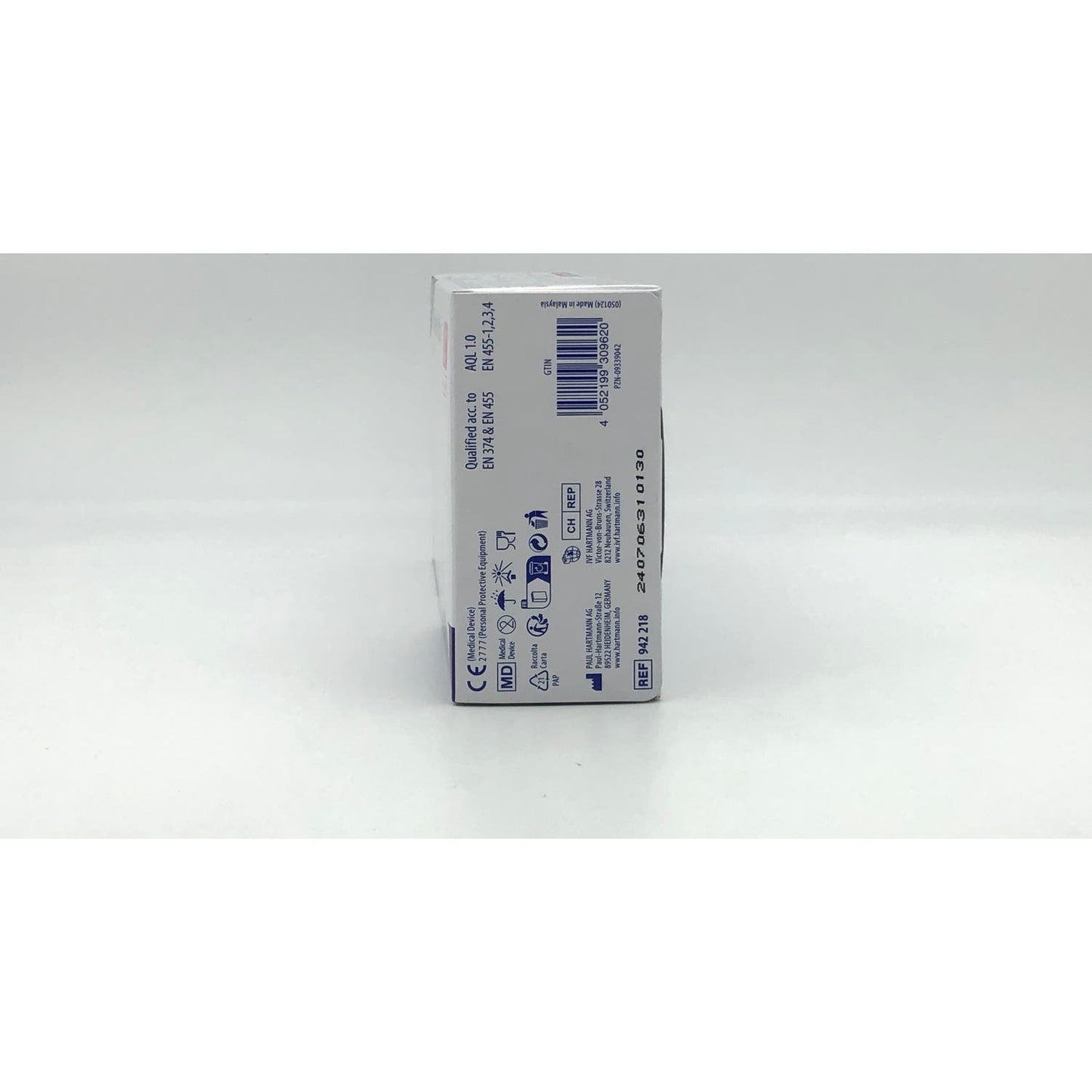 Peha-Soft Guantes Desechables de Nitrilo Blanco talla L 100uds