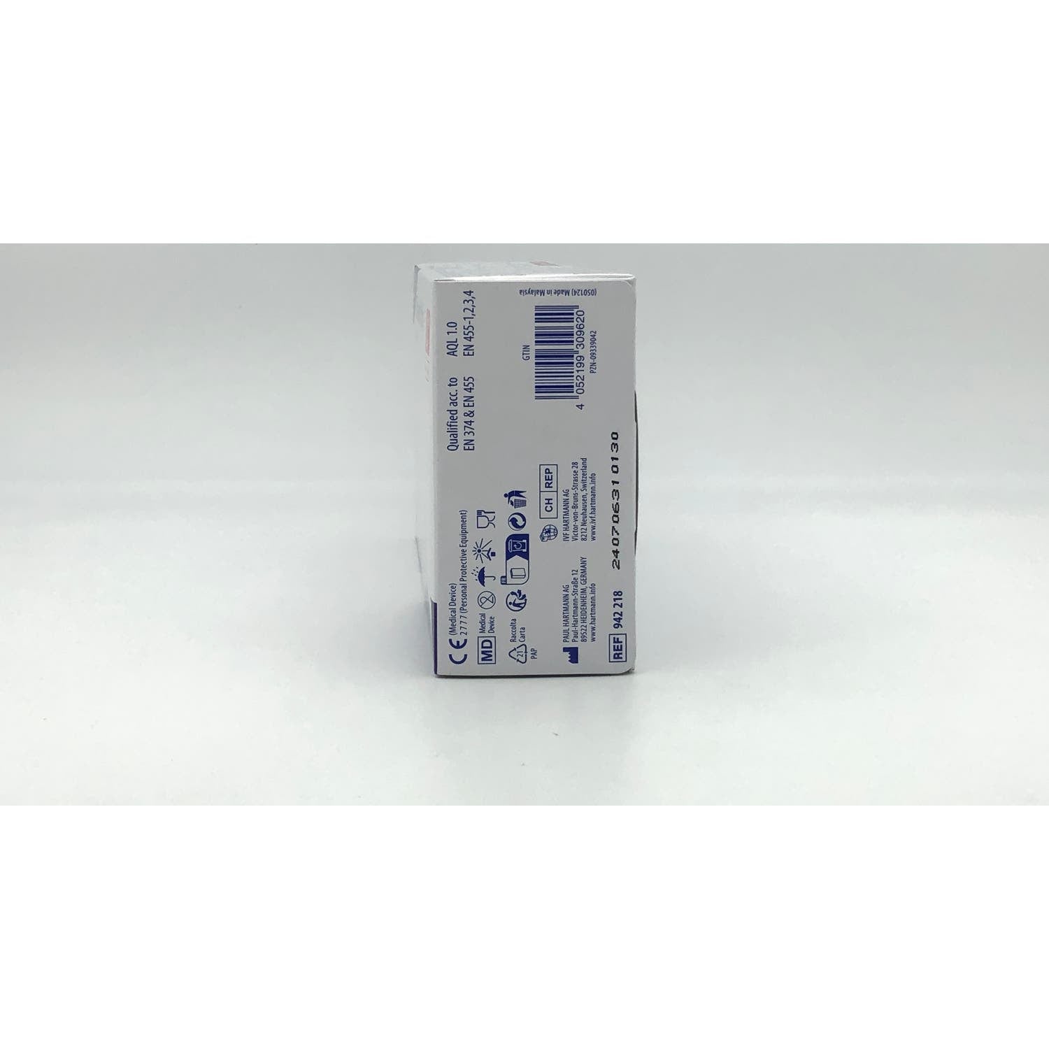 Peha-Soft Guantes Desechables de Nitrilo Blanco talla L 100uds