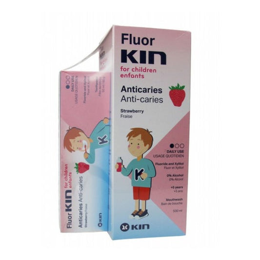 Kin Flúor Infantil 500ml + Pasta 50ml
