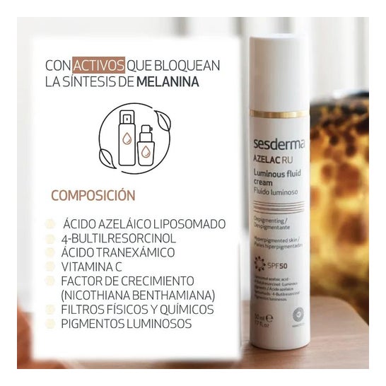 Sesderma Azelac RU Fluido Luminoso SPF50 50ml