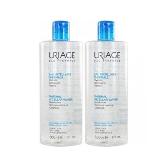 Uriage Agua Micelar Termal Pieles Normales a Secas 2x500 ml