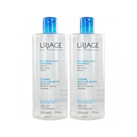 Uriage Agua Micelar Termal Pieles Normales a Secas 2x500 ml