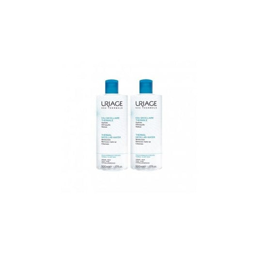 Uriage Agua Micelar Termal Pieles Normales a Secas 2x500 ml