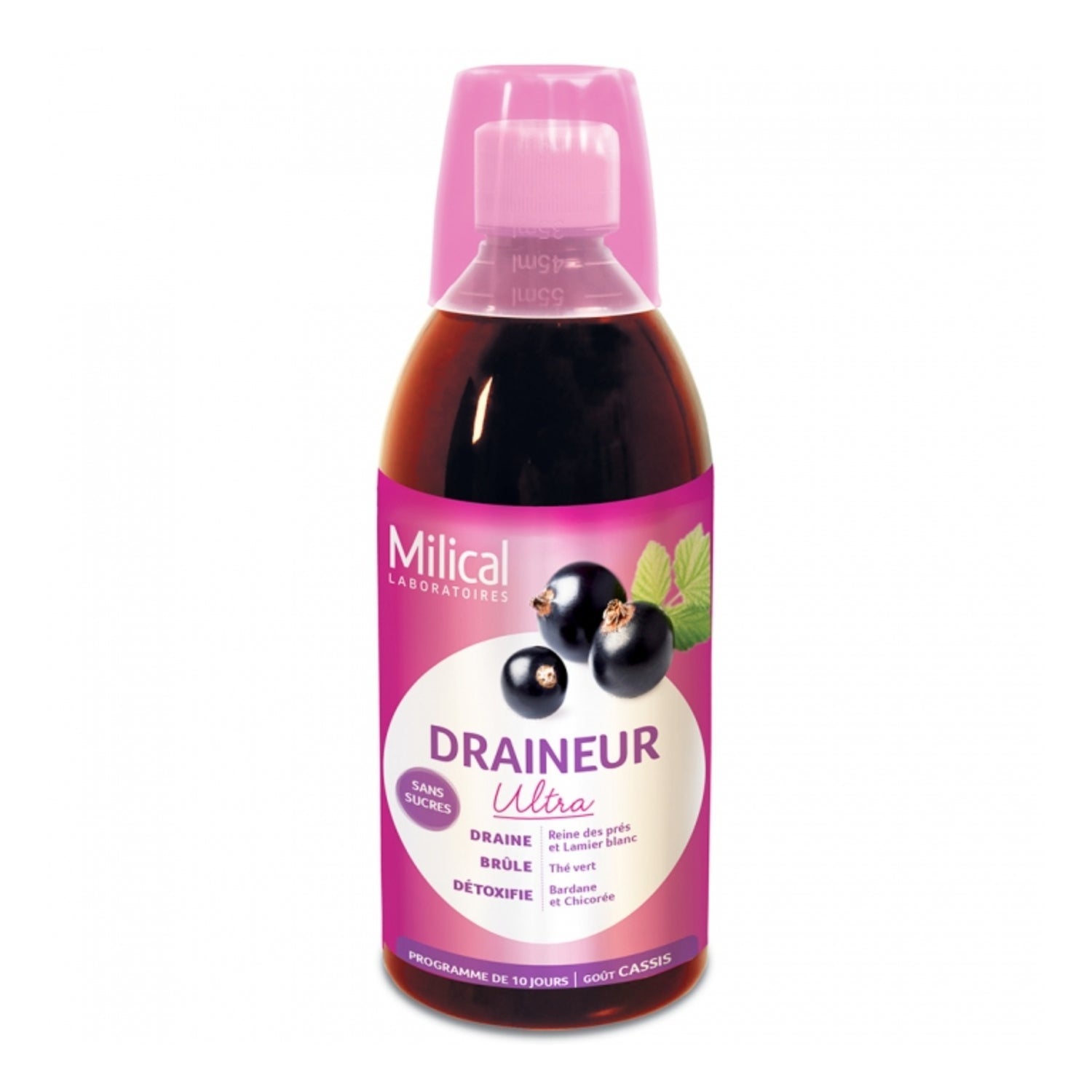 Milical - Escurridor Ultra Adelgazante Ultra Got Grosella Negra 500 ml