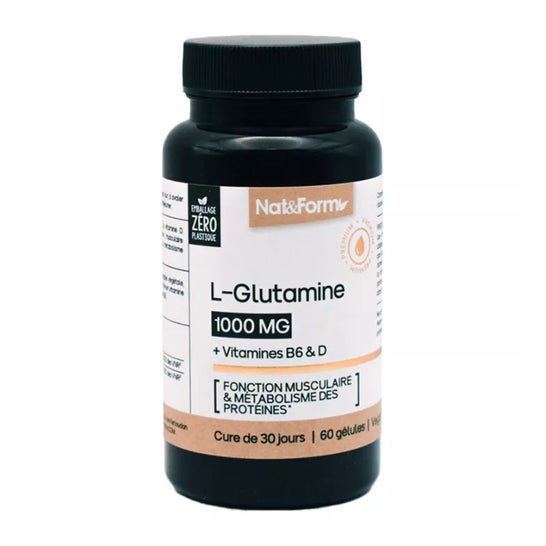 Nat&Form Nutraceutique Premium Glutamina 60 caps