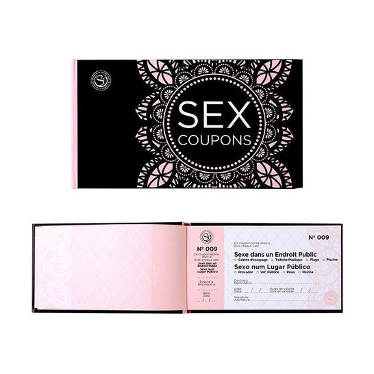 Secretplay Sex Coupons Vales de Canje Sensuales 1ud