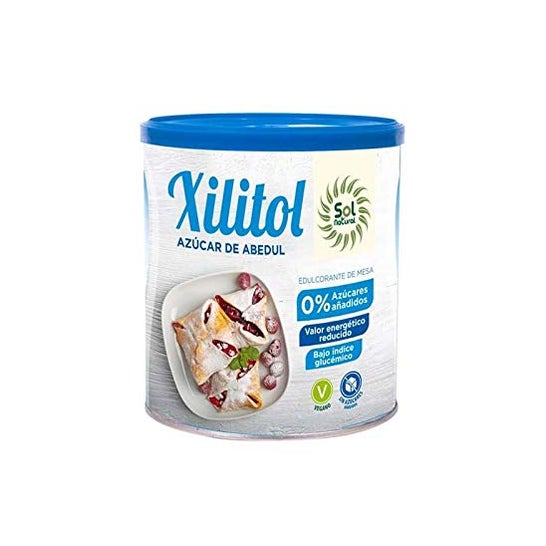 Solnatural Azúcar Abedul Xilitol Sin Lactosa 500g