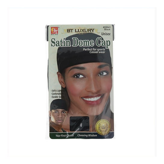 Beauty Town Luxury gorro Domo Satén Unisex Negro 22041 1 ud