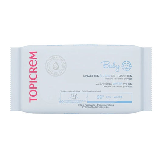 Topicrem Baby Toallitas Húmedas Agua 60uds