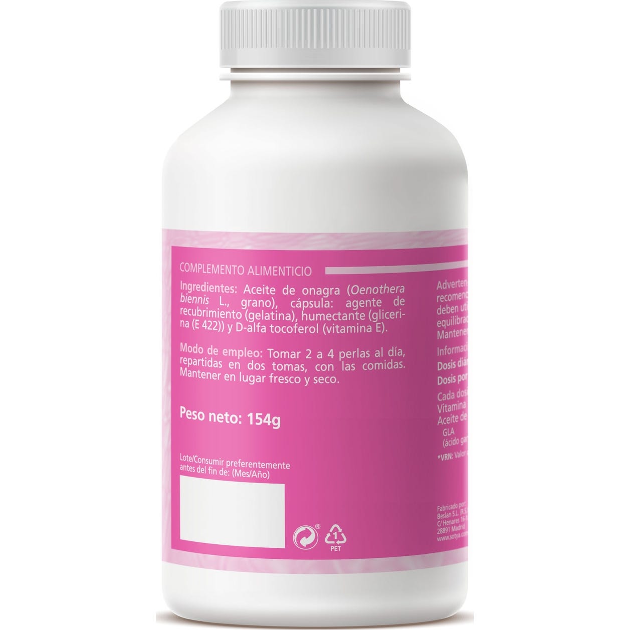 Sotya Onagra 500mg 220 perlas