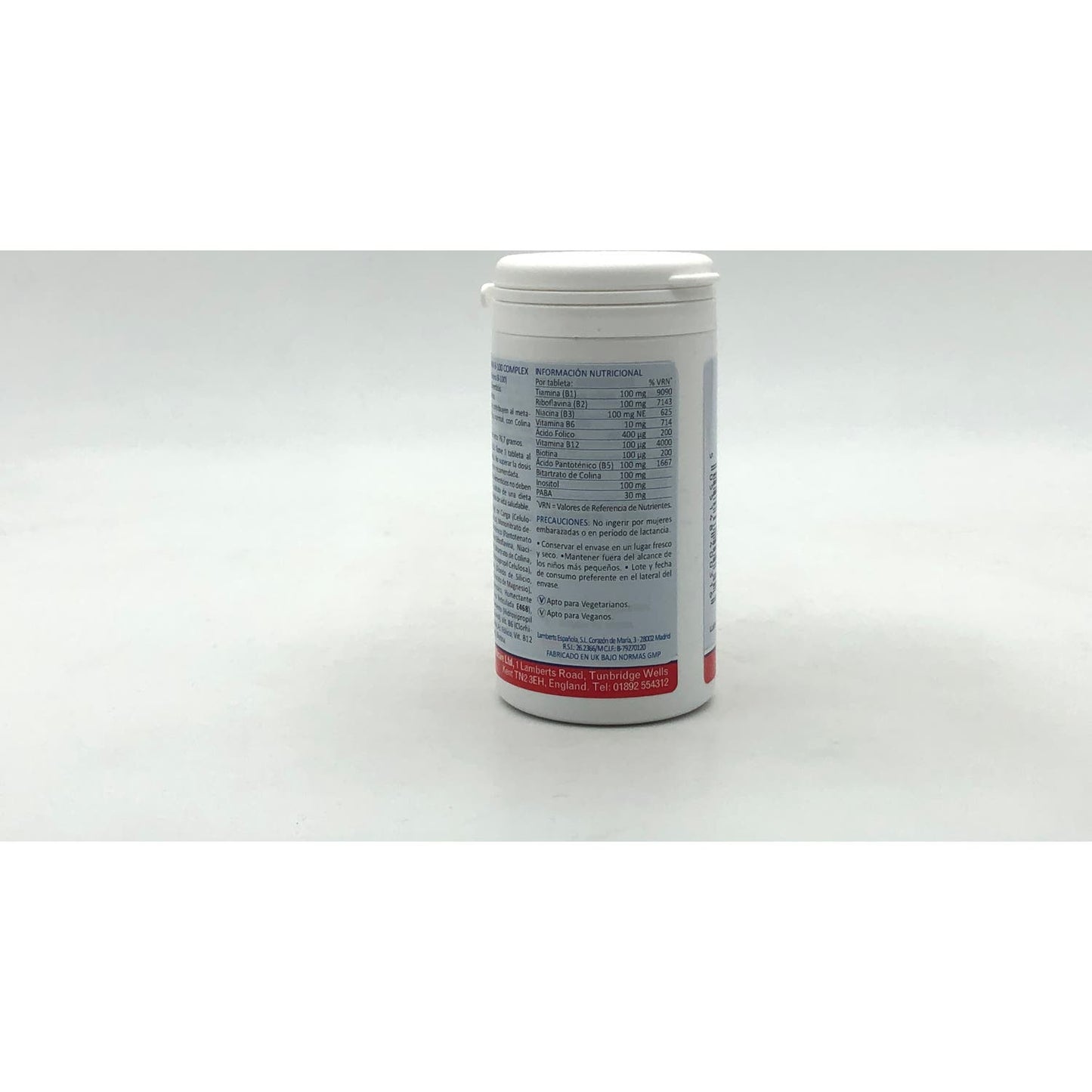 Lamberts Vit B 100 Complex 60 Comp