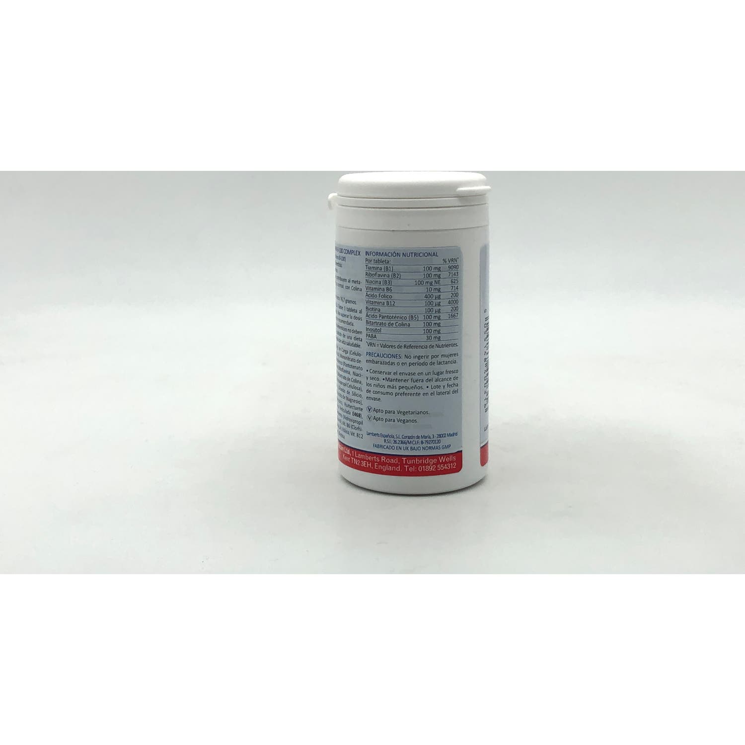 Lamberts Vit B 100 Complex 60 Comp