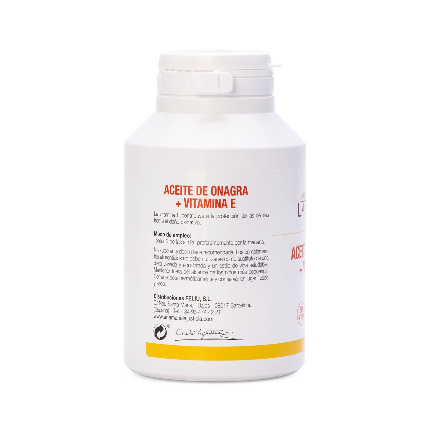 Ana Maria Lajusticia Aceite De Onagra + Vitamina E 275 perlas