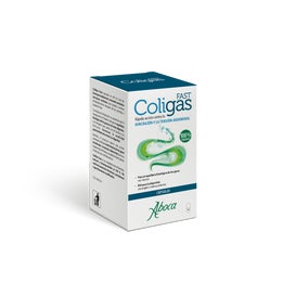 Aboca Coligas Fast 50 cápsulas alivio de gases hinchazón y digestiones pesadas
