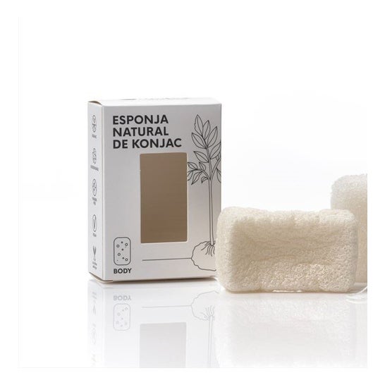 Konjac Sponge Naturbrush Esponja Biodegradable Corporal 1 ud