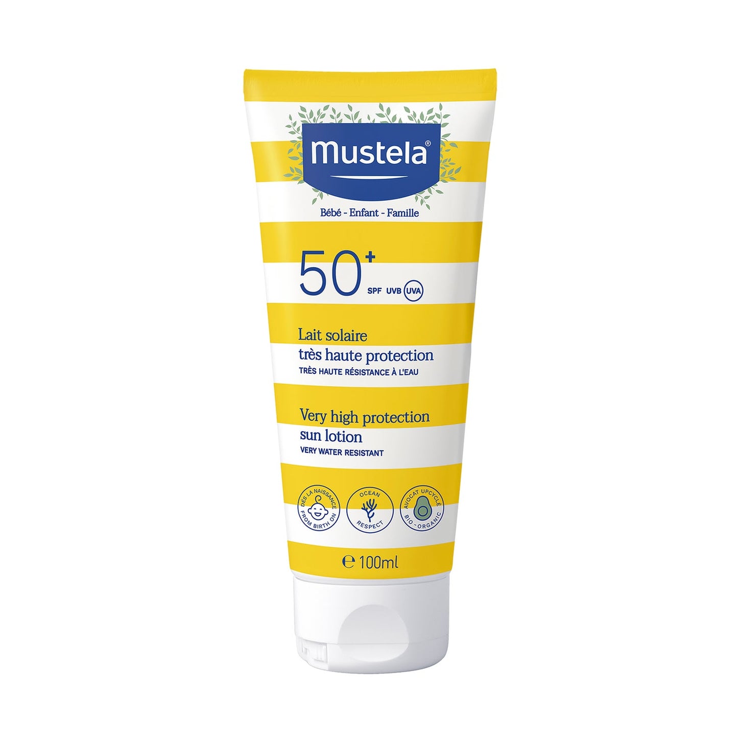 Mustela Leche Solar Protección Muy Alta SPF 50+ 100ml