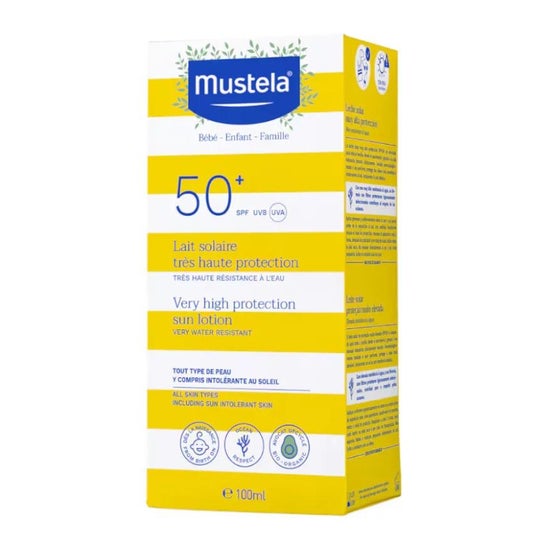 Mustela Leche Solar Protección Muy Alta SPF 50+ 100ml