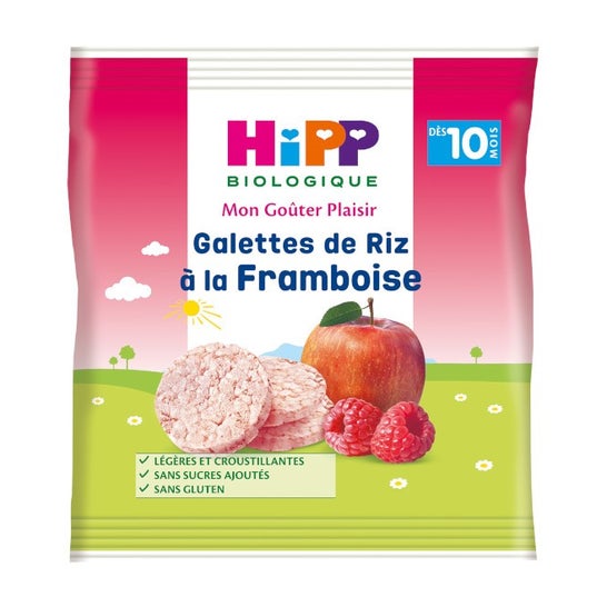Hipp Tortitas de Arroz Frambuesa Bio 30g