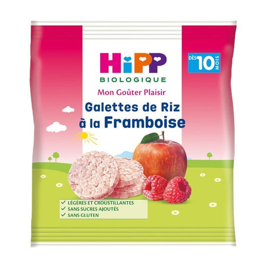 Hipp Tortitas de Arroz Frambuesa Bio 30g