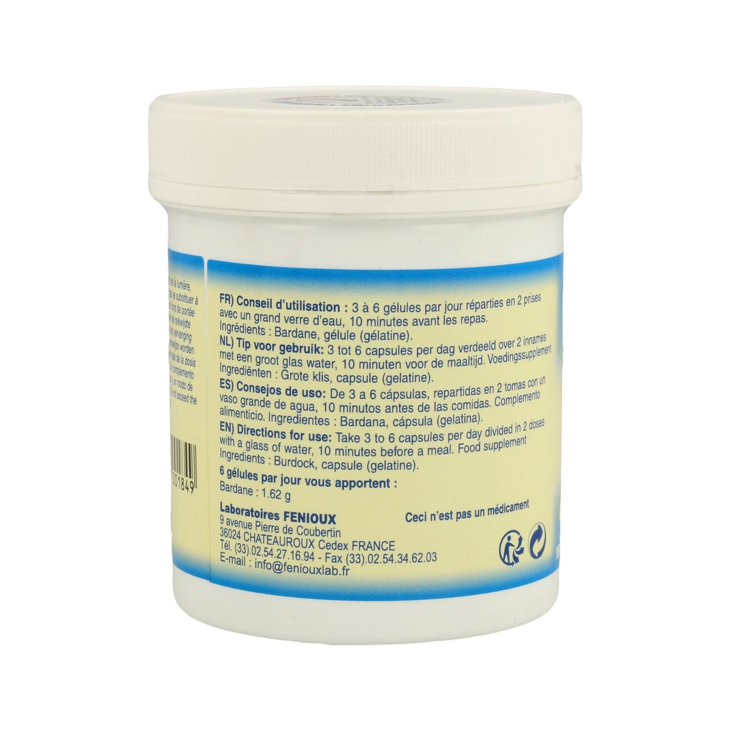 Fenioux Bardana 270mg 200caps