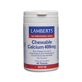 Lamberts Calcio Masticable 400 Mg 60caps