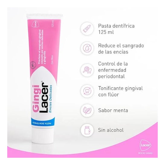 Lacer GingiLacer Encías Delicadas Pasta Dentífrica 125ml